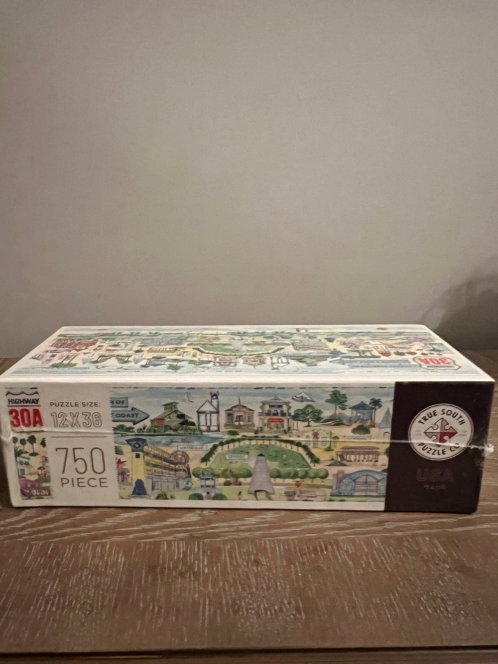 True South 750-Piece Coastal Town Puzzle - Highway 30A Florida’s Gulf coast